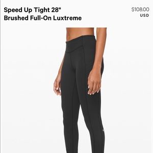 Lululemon Speed Up Tight